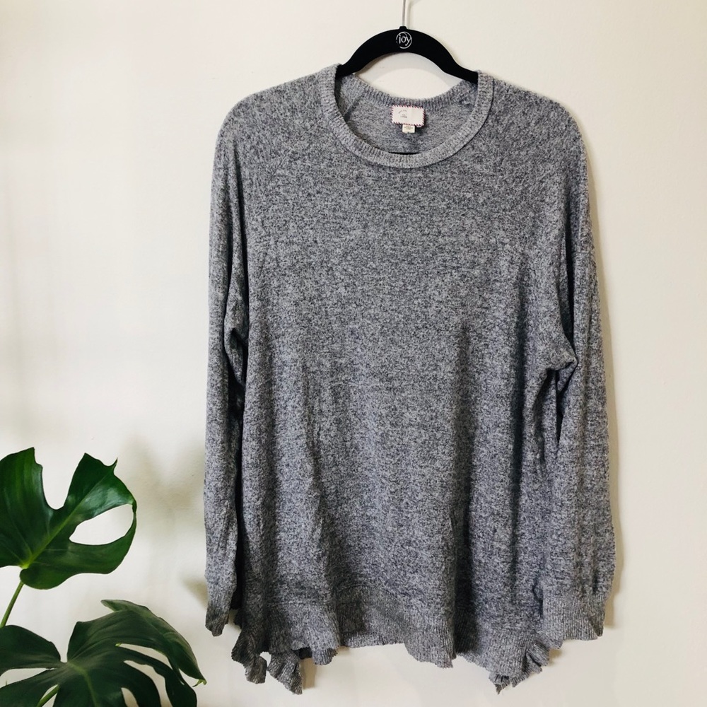 Anthropologie - Heather Grey Sweater
